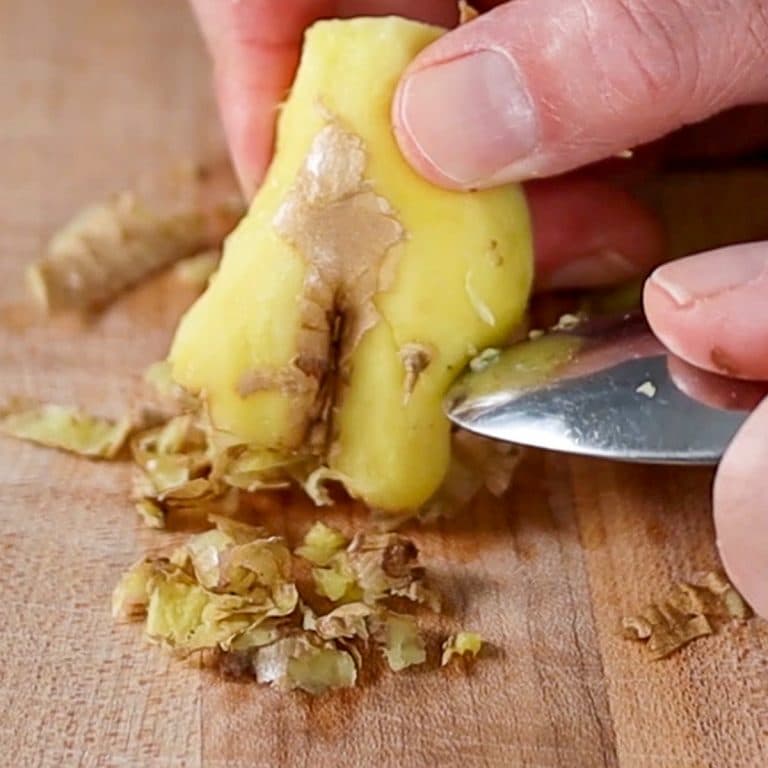 How To Peel Ginger