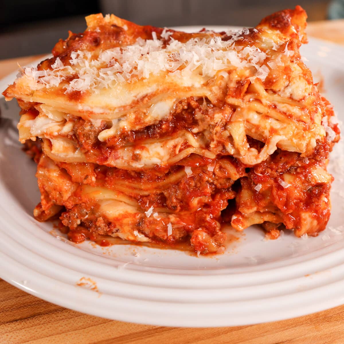 lasagna on a plate